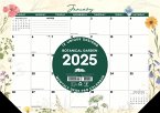 Botanical Garden 2025 17 X 12 Small Monthly Deskpad