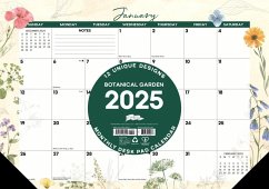 Botanical Garden 2025 17 X 12 Small Monthly Deskpad - Willow Creek Press