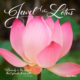 Jewel of the Lotus 2025 12 X 24 Inch Monthly Square Wall Calendar Plastic-Free