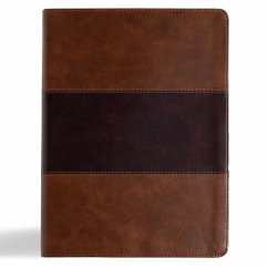 KJV Study Bible, Large Print Edition, Saddle Brown Leathertouch - Holman Bible Publishers