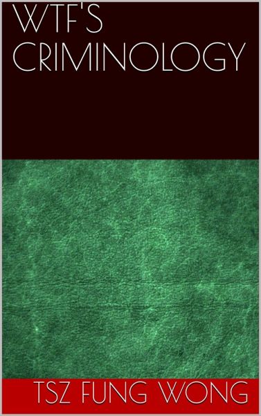 Wtf's Criminology (eBook, ePUB)