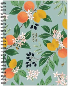 Botanical Fruit Academic July 2024 - June 2025 6.5 X 8.5 Softcover Planner - Willow Creek Press
