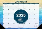 Beaches 2025 17 X 12 Small Monthly Deskpad