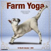 Farm Yoga 2025 12 X 12 Wall Calendar