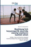 Boshlang¿ich tayyorgarlik davrida mashg¿ulotlarni tashkil etish