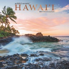 Hawaii Wild & Scenic 2025 12 X 24 Inch Monthly Square Wall Calendar Foil Stamped Cover Plastic-Free - Browntrout