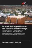 Analisi della gestione e del coordinamento degli interventi umanitari