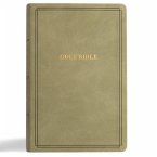 KJV Large Print Personal Size Reference Bible, Sage Suedesoft Leathertouch