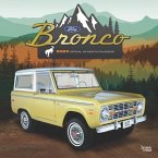 Ford Bronco Official 2025 12 X 24 Inch Monthly Square Wall Calendar Plastic-Free