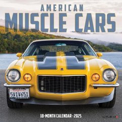 American Muscle Cars 2025 7 X 7 Mini Wall Calendar - Willow Creek Press