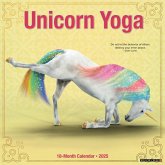 Unicorn Yoga 2025 12 X 12 Wall Calendar