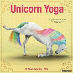 Unicorn Yoga 2025 12 X 12 Wall Calendar - Willow Creek Press