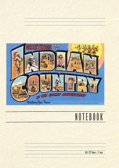 Cover Vintage Lined Notebook Greetings from Indian Country