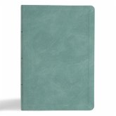 CSB Giant Print Single-Column Bible, Earthen Teal Suedesoft Leathertouch CSB Giant Print Single-Column Bible, Earthen Teal Suedesoft Leathertouch