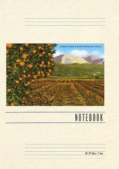Cover Vintage Lined Notebook Greetings from Mission Viejo, California