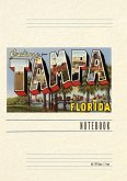 Vintage Lined Notebook Greetings from Tampa, Florida