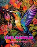 Fågel Mandalas   Målarbok för vuxna   Anti-stress-mönster som uppmuntrar till kreativitet