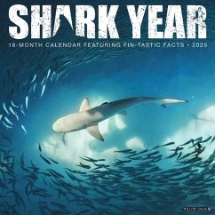 Shark Year 2025 12 X 12 Wall Calendar - Willow Creek Press