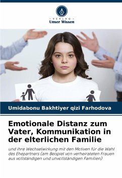 Cover Emotionale Distanz zum Vater, Kommunikation in der elterlichen Familie