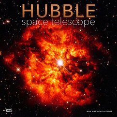 Hubble Space Telescope 2025 12 X 24 Inch Monthly Square Wall Calendar Foil Stamped Cover Plastic-Free - Browntrout