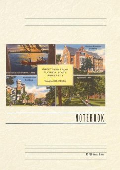 Vintage Lined Notebook Greetings from Florida State University