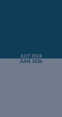 Navy Duotone Academic July 2024 - June 2026 2-Year Pocket Planner - Willow Creek Press