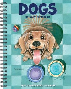 Dogs by Gary Patterson 2025 6.5 X 8.5 Engagement Calendar