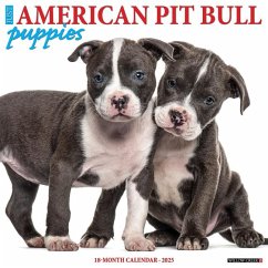Just American Pit Bull Terrier Puppies 2025 12 X 12 Wall Calendar - Willow Creek Press