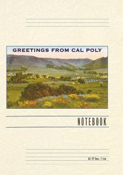 Cover Vintage Lined Notebook Greetings from Cal Poly, San Luis Obispo