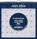 Stargazing Academic July 2024 - June 2025 12 X 12 Spiral Wall Calendar