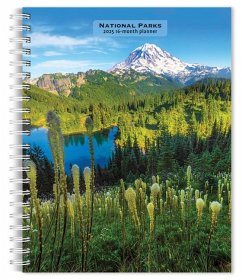 National Parks 2025 6 X 7.75 Inch Spiral-Bound Wire-O Weekly Engagement Planner Calendar New Full-Color Image Every Week - Browntrout
