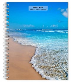 Beaches 2025 6 X 7.75 Inch Spiral-Bound Wire-O Weekly Engagement Planner Calendar New Full-Color Image Every Week - Browntrout