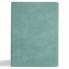 Cover NASB Notetaking Bible, Large Print Edition, Earthen Teal Suedesoft Leathertouch