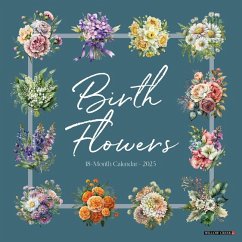 Birth Flowers 2025 12 X 12 Wall Calendar - Willow Creek Press