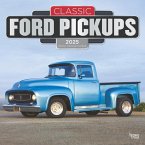 Classic Ford Pickups Official 2025 12 X 24 Inch Monthly Square Wall Calendar Foil Stamped Cover Plastic-Free