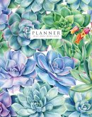 Succulents Academic July 2024 - June 2025 7.5 X 9.5 Booklet Monthly Planner