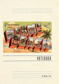 Vintage Lined Notebook Greetings from Miami Beach, Florida