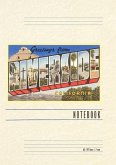 Vintage Lined Notebook Greetings from Riverside, California Vintage Lined Notebook Greetings from Riverside, California