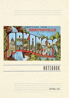 Cover Vintage Lined Notebook Greetings from Bentonville