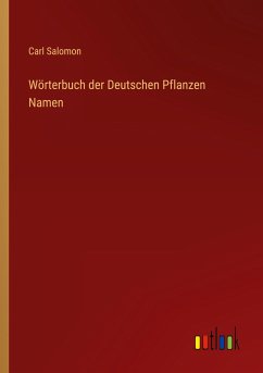 Wörterbuch der Deutschen Pflanzen Namen