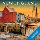 New England 2025 12 X 12 Wall Calendar