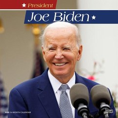 President Joe Biden 2025 12 X 24 Inch Monthly Square Wall Calendar Plastic-Free - Browntrout