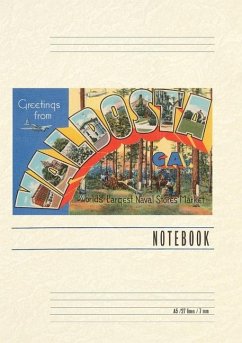 Cover Vintage Lined Notebook Greetings from Waldosta,