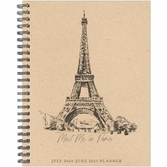 Paris Academic July 2024 - June 2025 8.5 X 11 Softcover Planner - Willow Creek Press