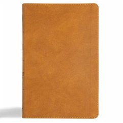 CSB Thinline Bible, Digital Study Edition, Camel Suedesoft Leathertouch - Csb Bibles By Holman