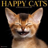 Happy Cats 2025 12 X 12 Wall Calendar
