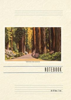 Cover Vintage Lined Notebook Greetings from Nepenthe