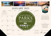 National Parks 2025 17 X 12 Small Monthly Deskpad