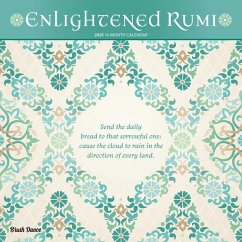 Enlightened Rumi 2025 12 X 24 Inch Monthly Square Wall Calendar Plastic-Free - Brush Dance