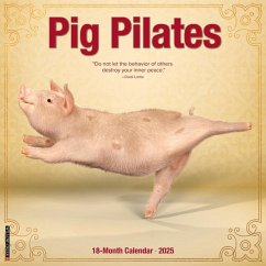 Pig Pilates 2025 12 X 12 Wall Calendar - Willow Creek Press